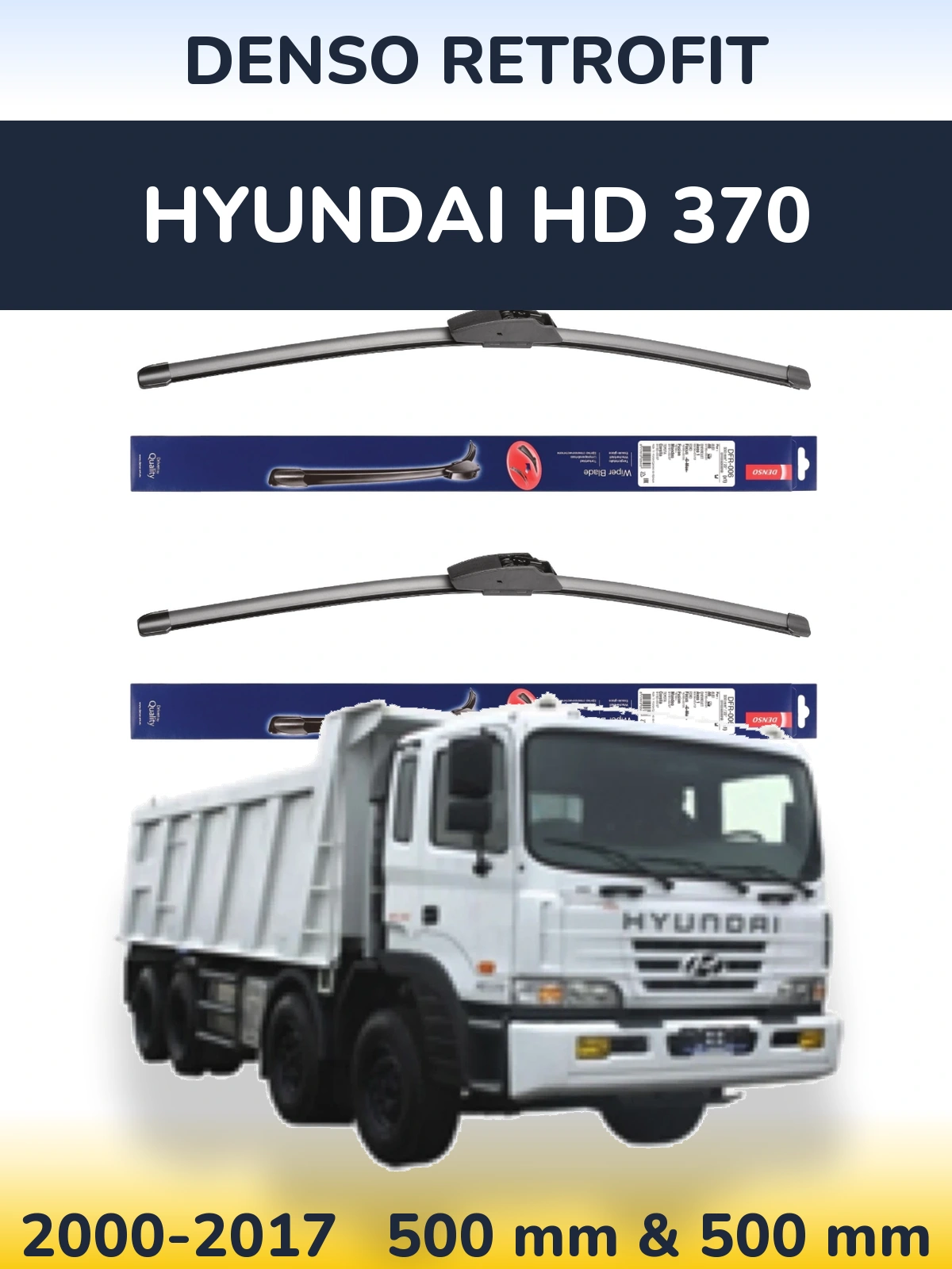 Ștergătoare Denso Retrofit pentru Hyundai HD 370