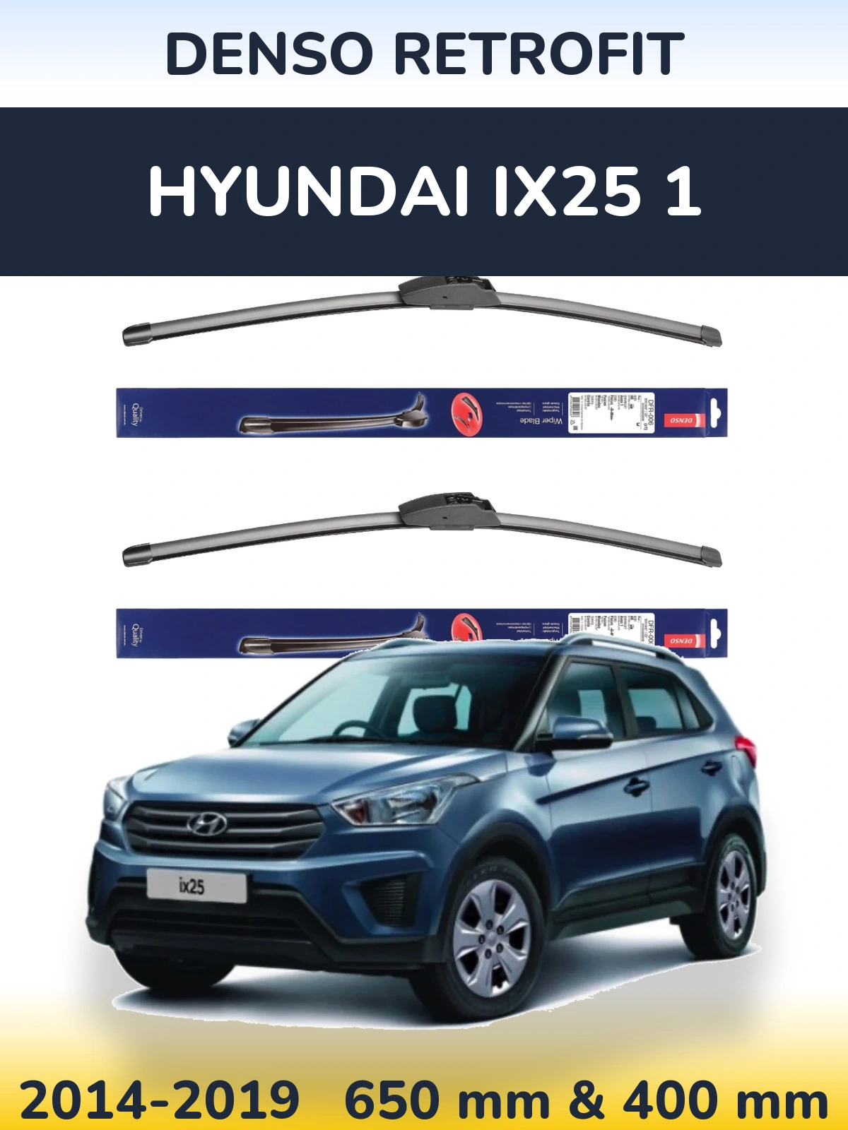 Ștergătoare Denso Retrofit pentru Hyundai ix25 1