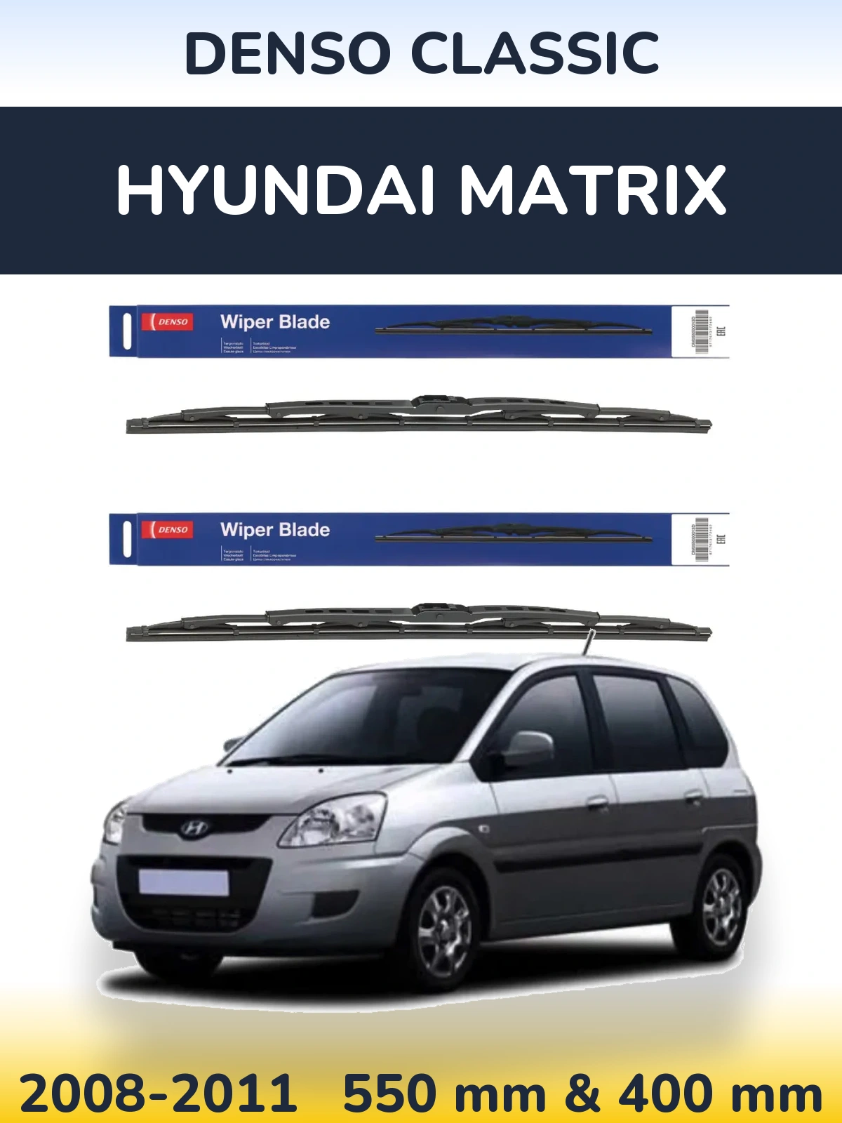 Ștergătoare Denso Classic pentru Hyundai Matrix