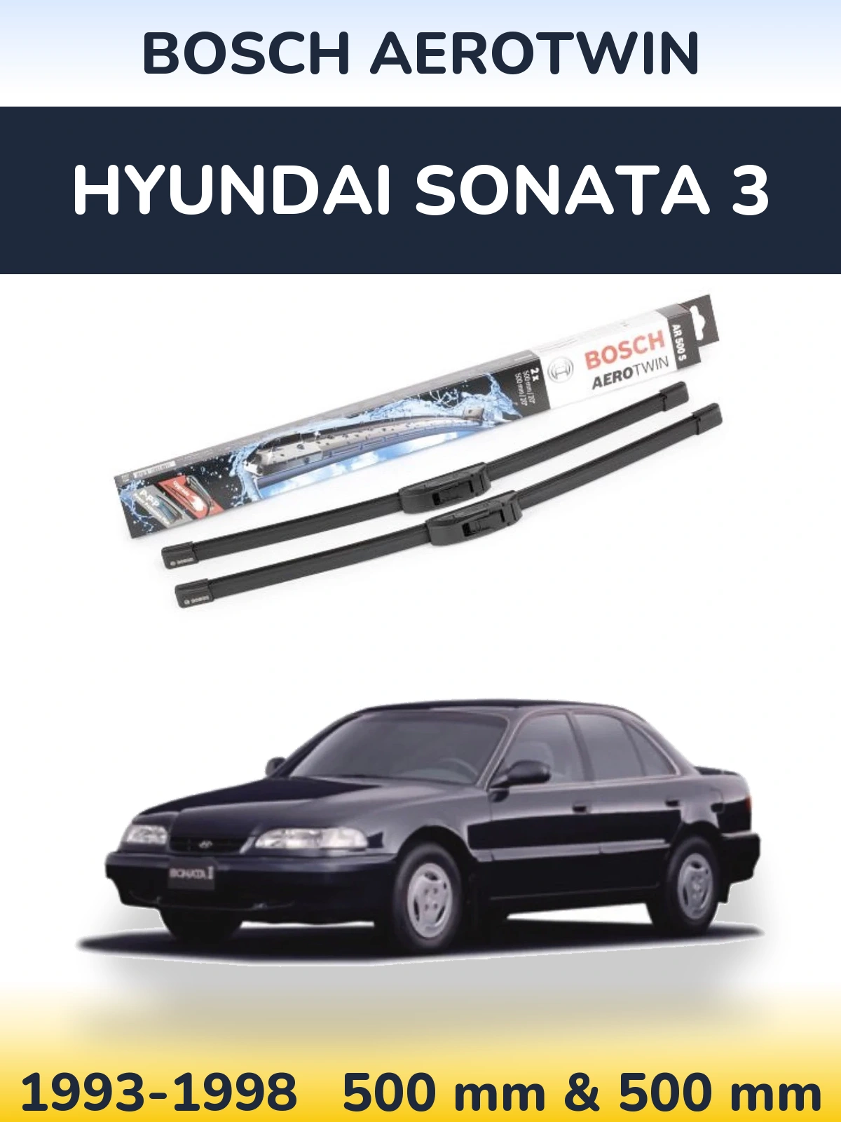Ștergătoare BOSCH AeroTwin pentru Hyundai Sonata 3