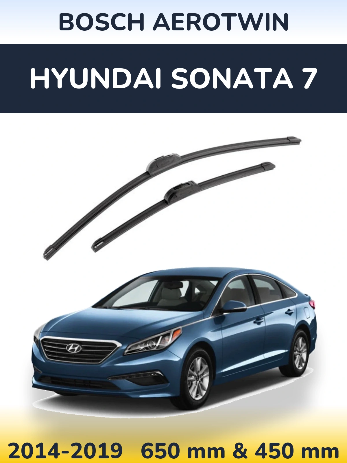 Ștergătoare BOSCH AeroTwin pentru Hyundai Sonata 7