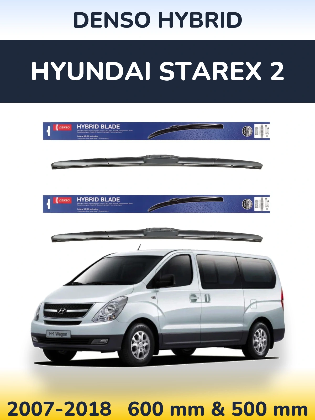 Ștergătoare Denso Hybrid pentru Hyundai Starex 2
