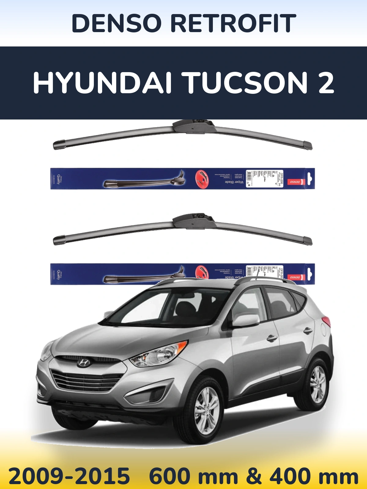 Ștergătoare Denso Retrofit pentru Hyundai Tucson 2