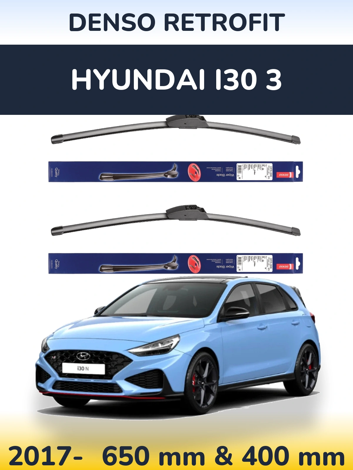 Ștergătoare Denso Retrofit pentru Hyundai i30 3