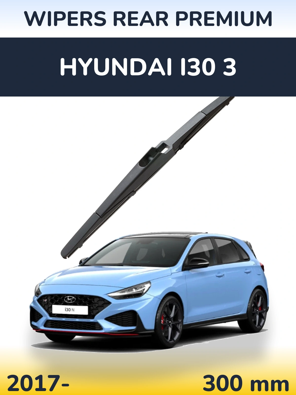 Ștergătoare WIPERS REAR PREMIUM pentru Hyundai i30 3