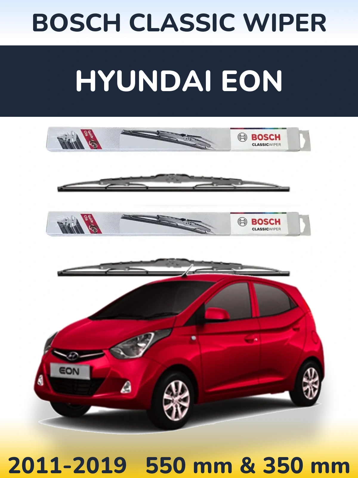 Ștergătoare BOSCH Classic Wiper pentru Hyundai EON