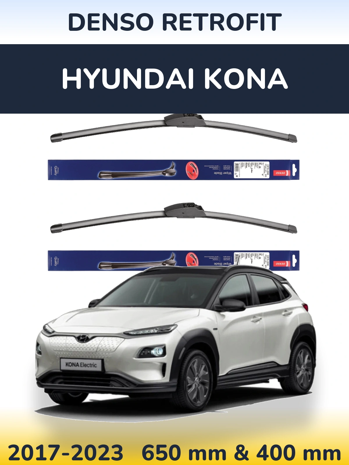 Ștergătoare Denso Retrofit pentru Hyundai Kona