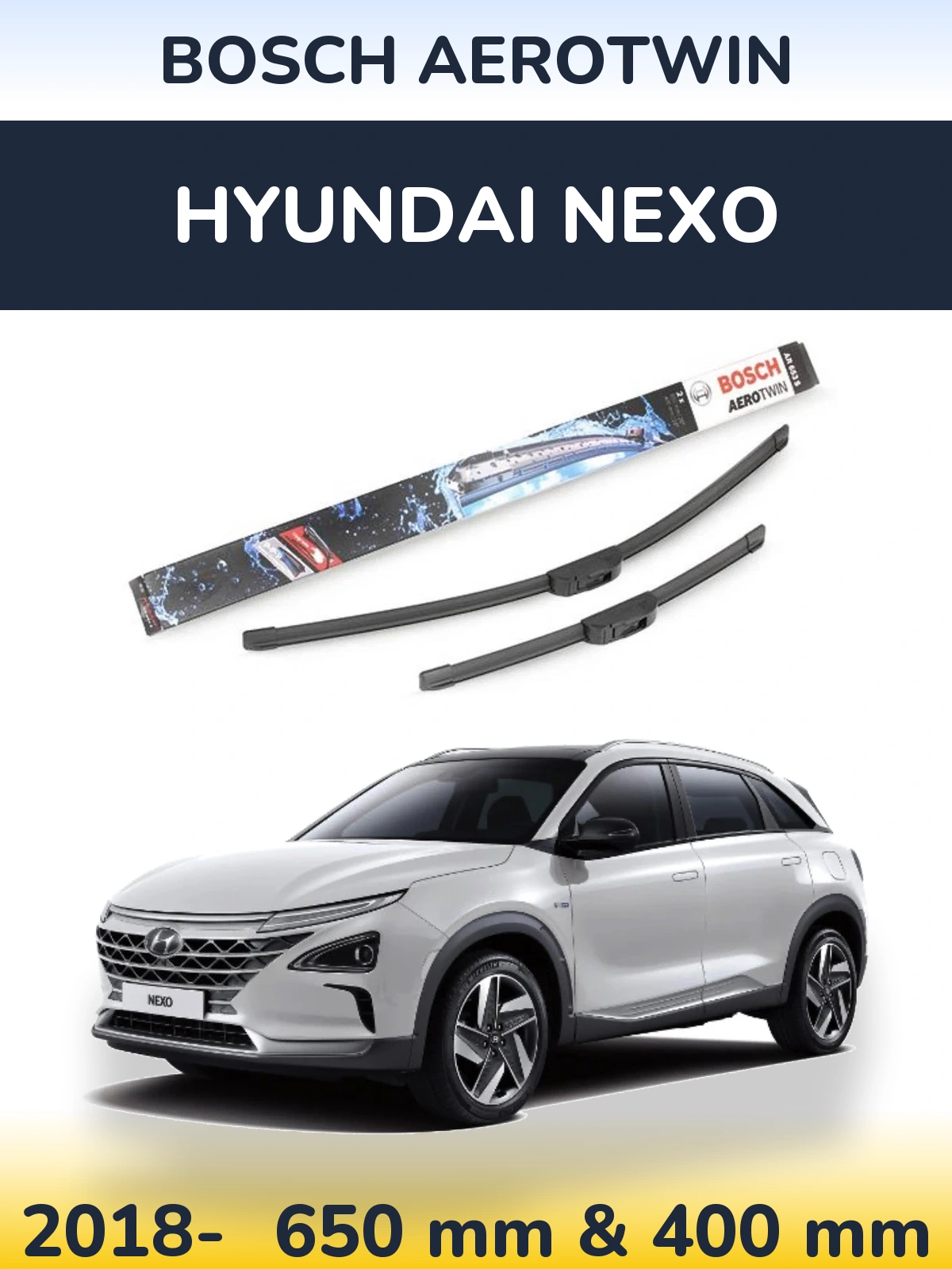 Ștergătoare BOSCH AeroTwin pentru Hyundai Nexo