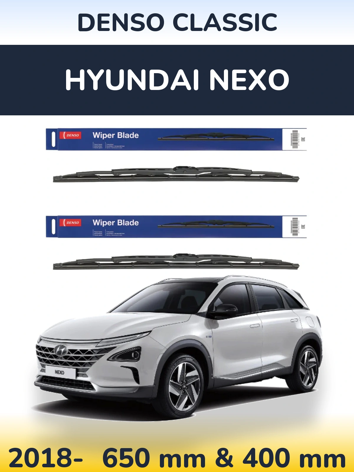 Ștergătoare Denso Classic pentru Hyundai Nexo
