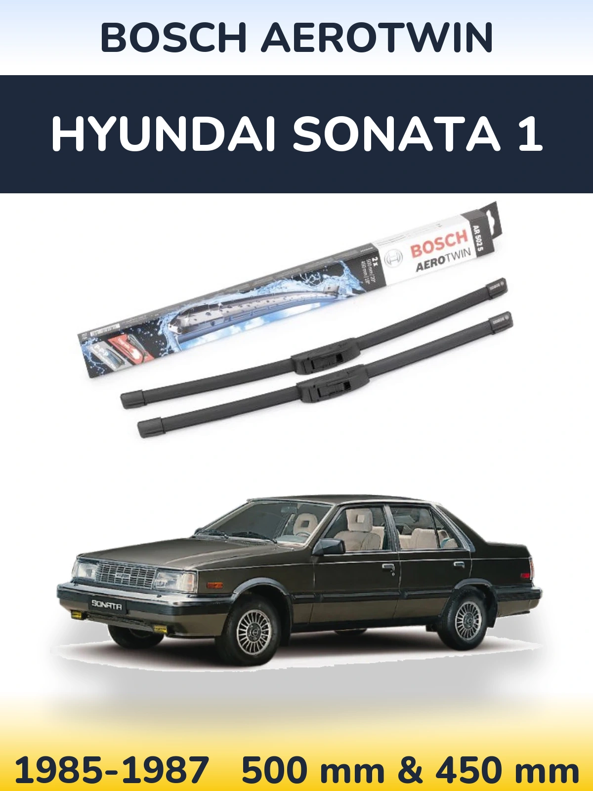 Ștergătoare BOSCH AeroTwin pentru Hyundai Sonata 1