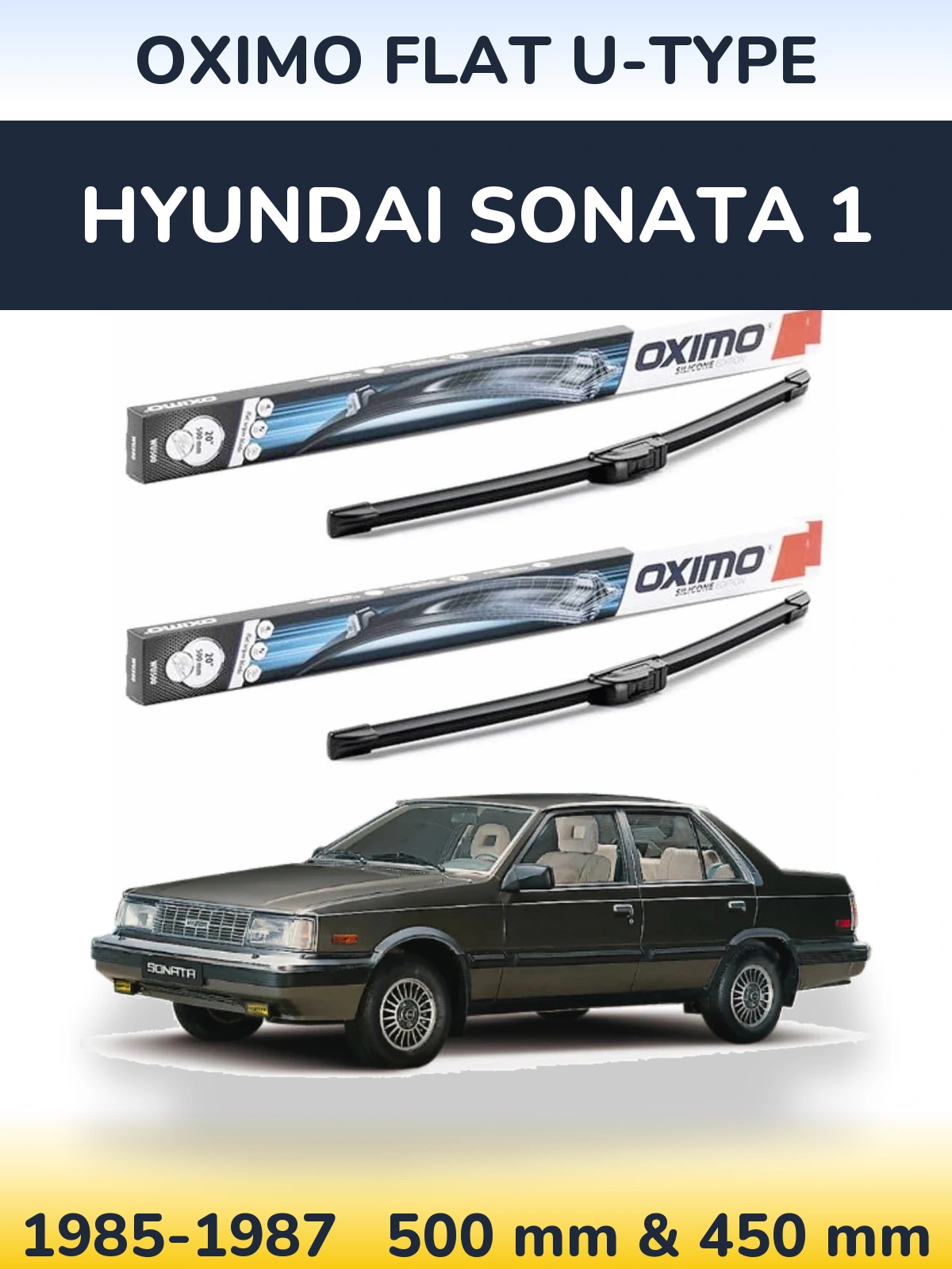 Ștergătoare Oximo Flat U-type pentru Hyundai Sonata 1