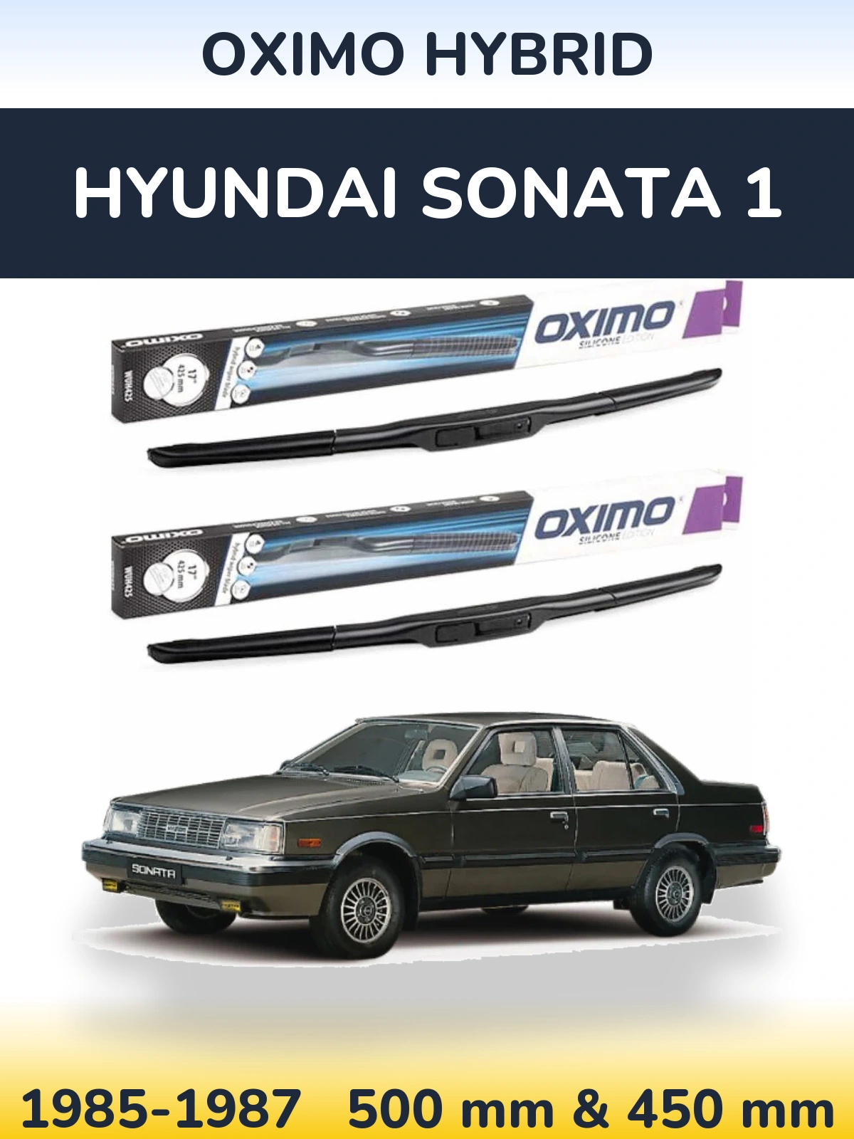 Ștergătoare Oximo Hybrid pentru Hyundai Sonata 1