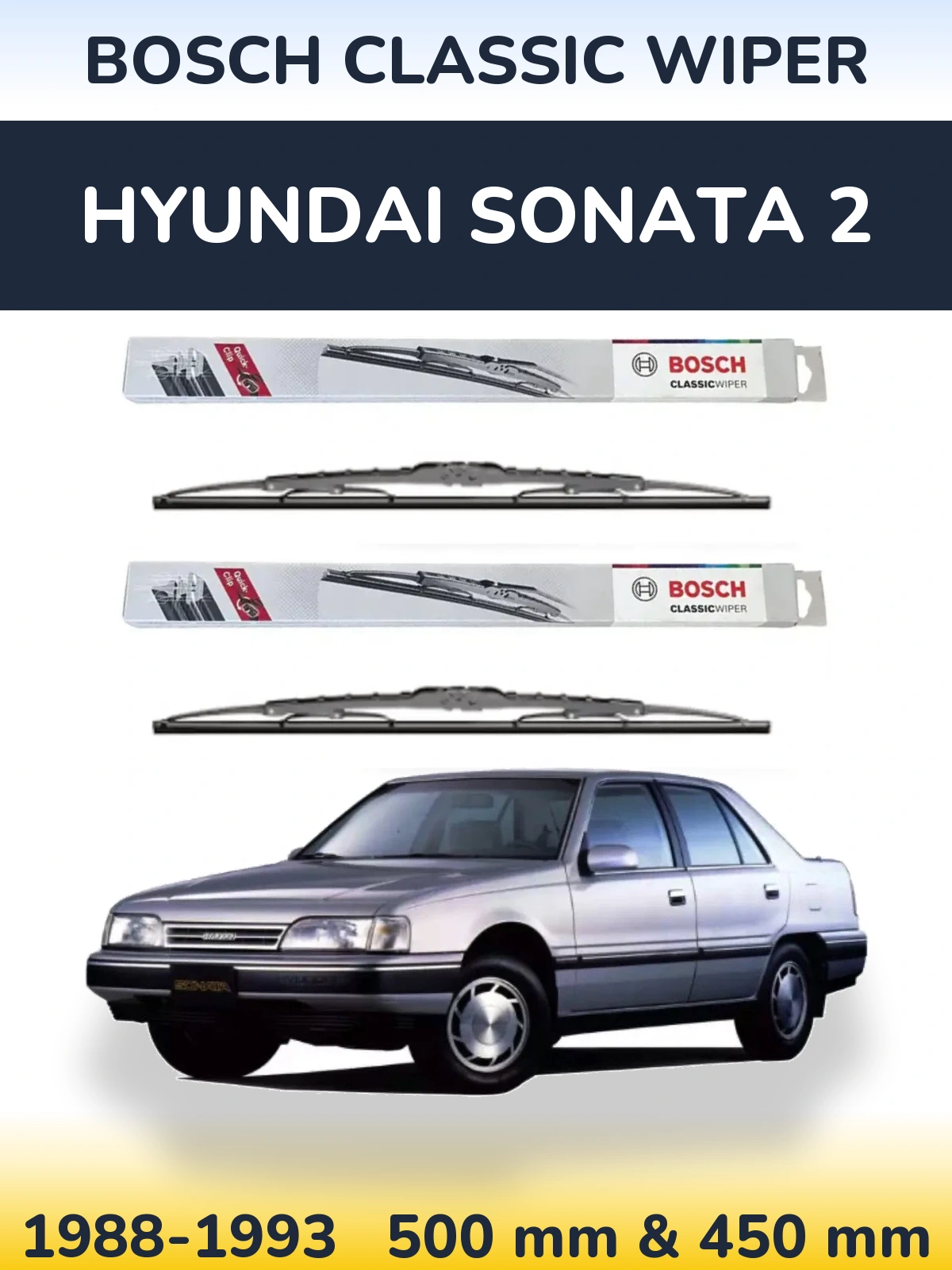 Ștergătoare BOSCH Classic Wiper pentru Hyundai Sonata 2