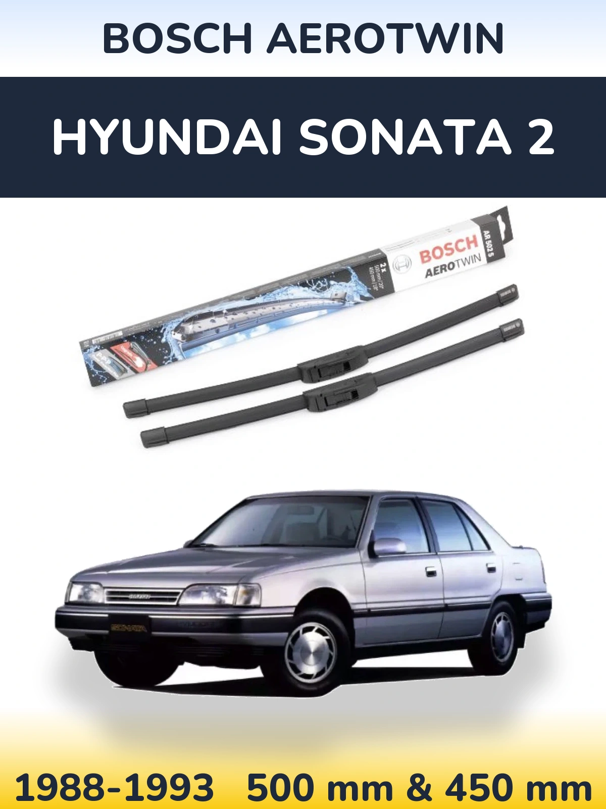 Ștergătoare BOSCH AeroTwin pentru Hyundai Sonata 2