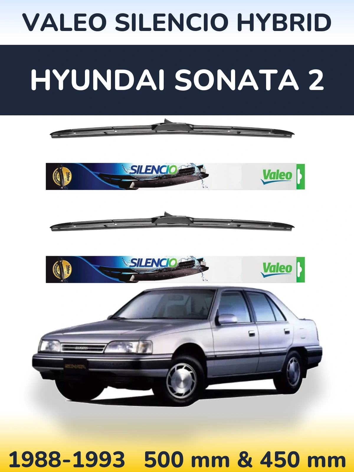 Ștergătoare Valeo Silencio Hybrid pentru Hyundai Sonata 2