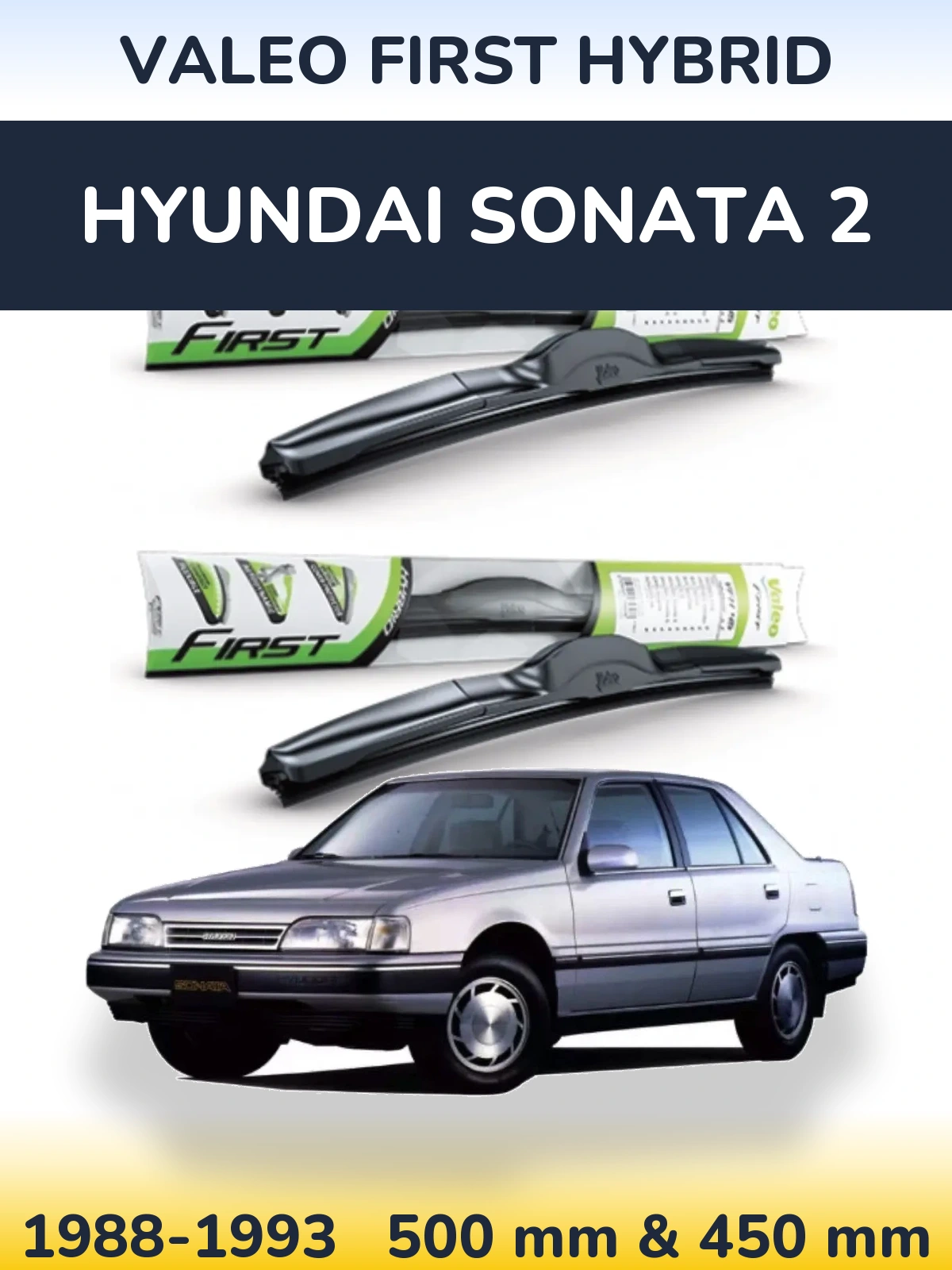 Ștergătoare Valeo First Hybrid pentru Hyundai Sonata 2