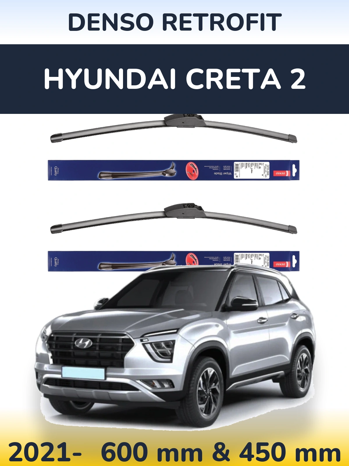 Ștergătoare Denso Retrofit pentru Hyundai Creta 2
