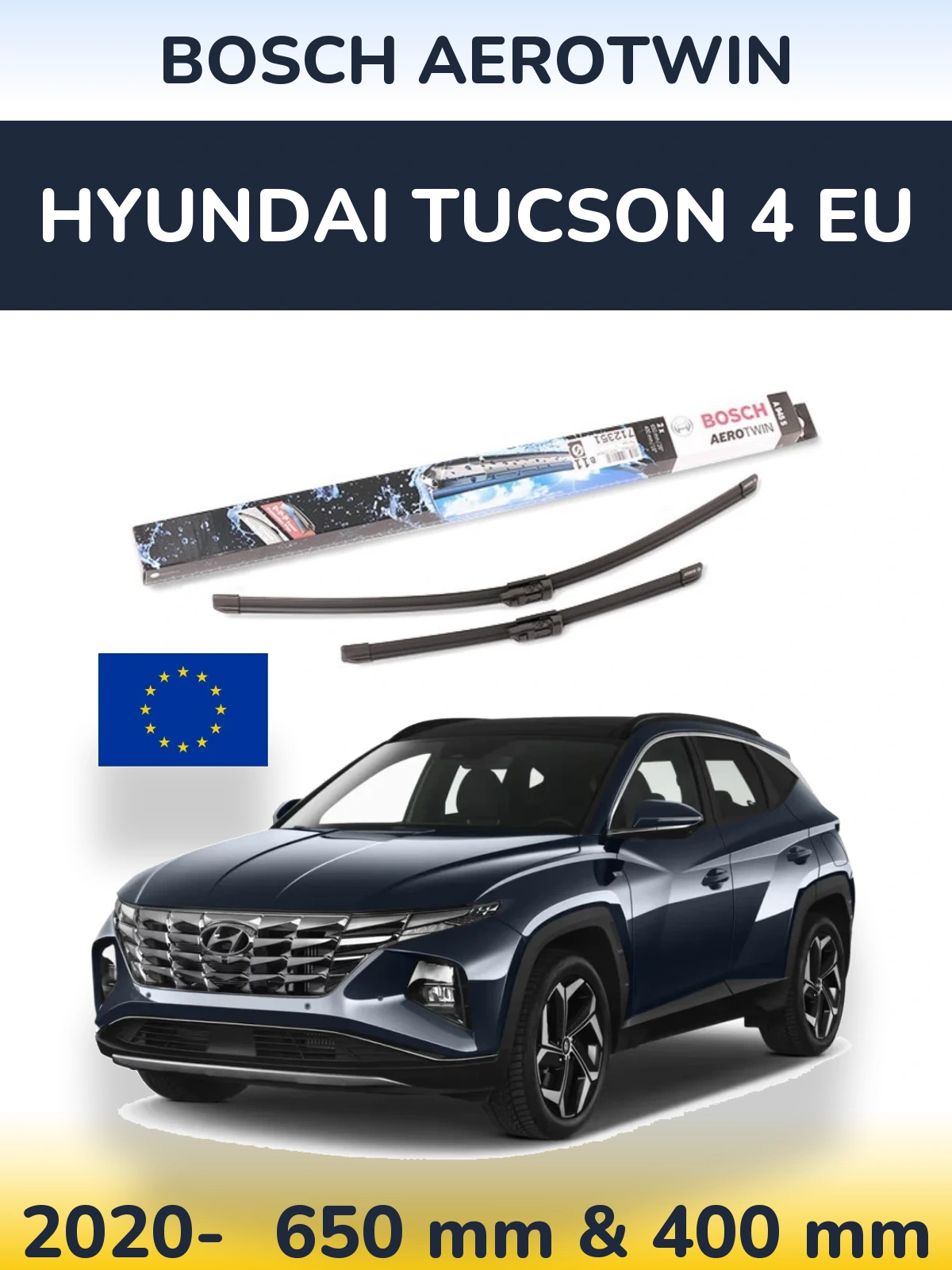 Ștergătoare BOSCH AeroTwin pentru Hyundai Tucson 4 EU