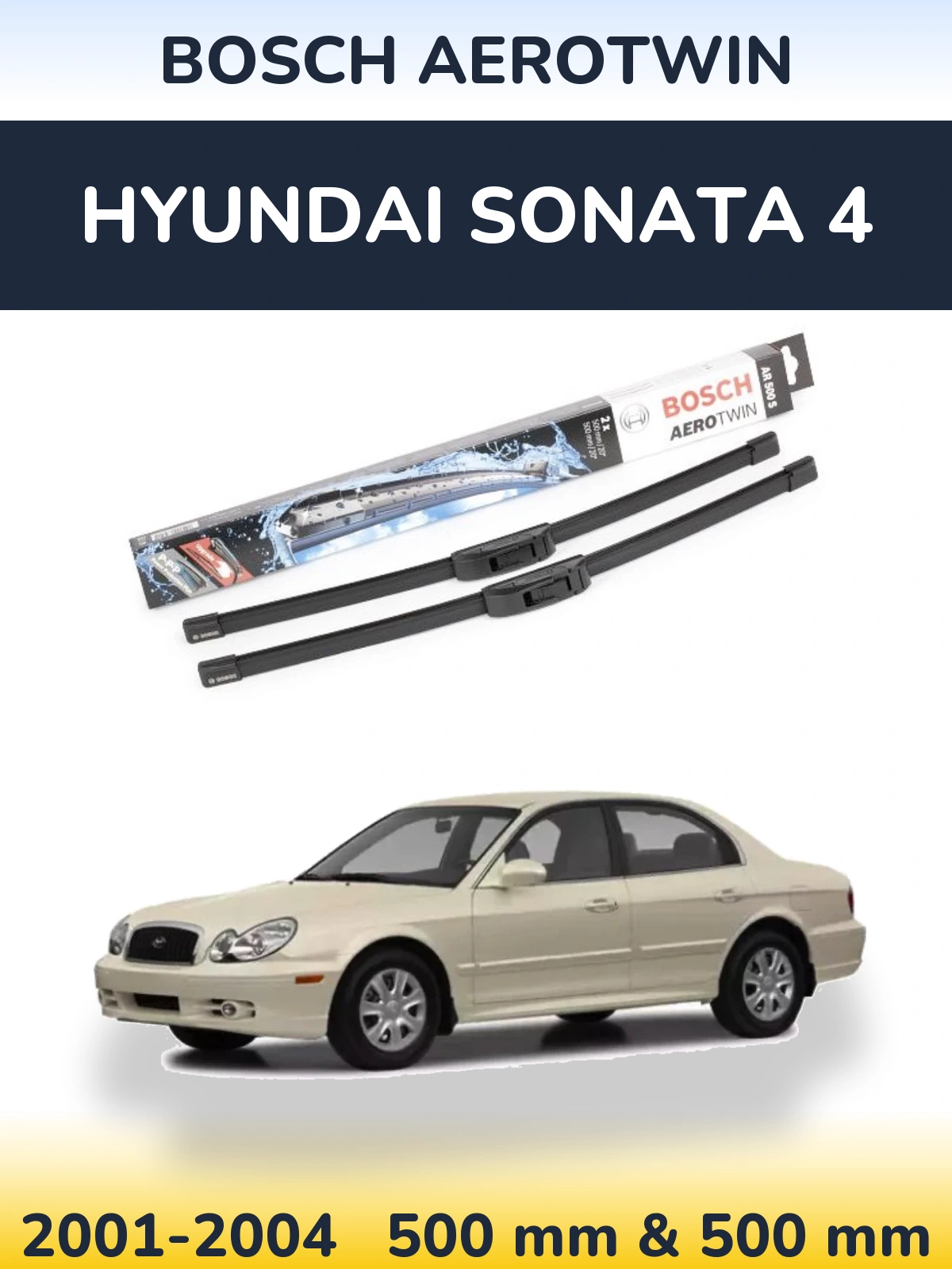 Ștergătoare BOSCH AeroTwin pentru Hyundai Sonata 4