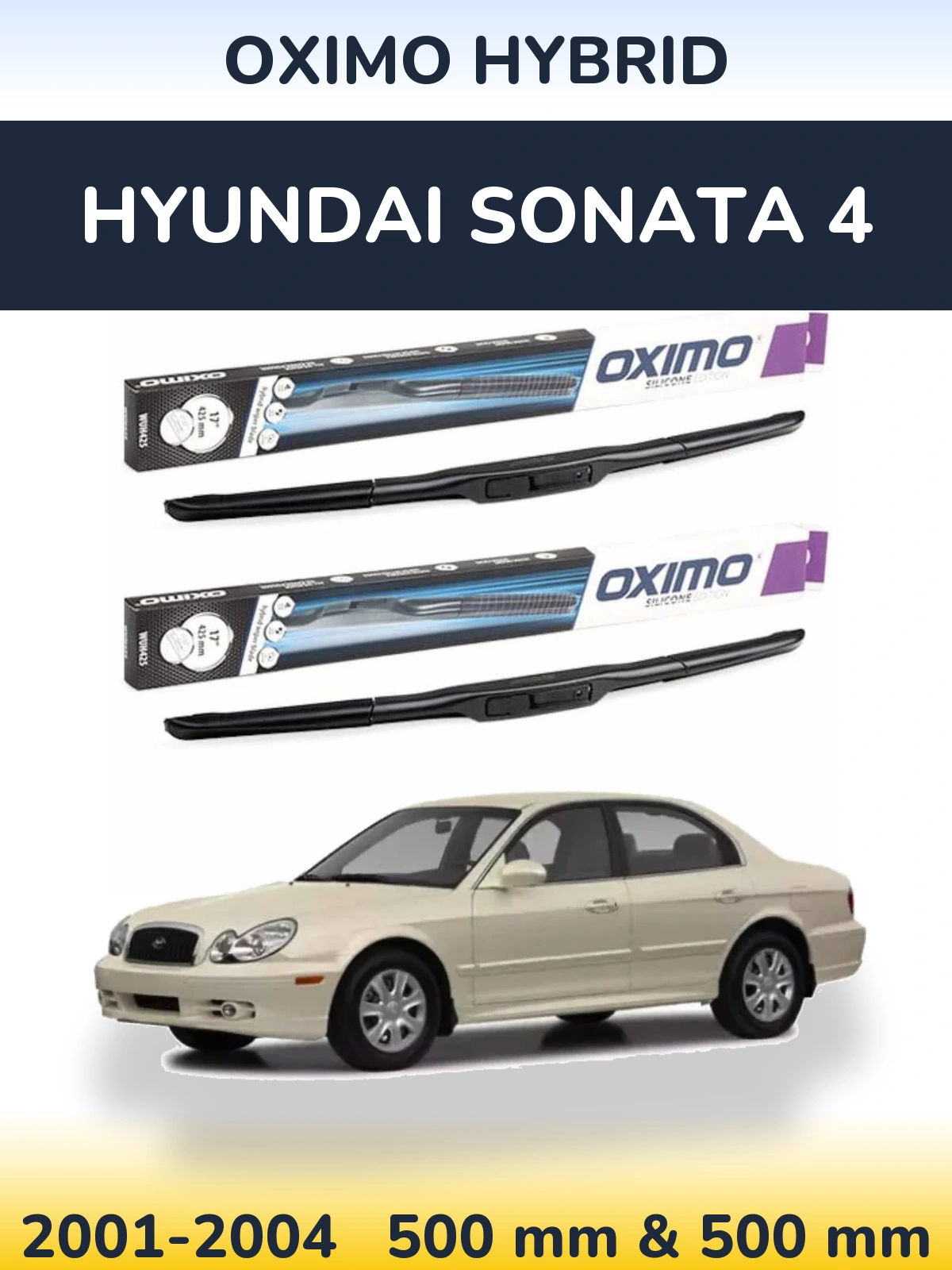 Ștergătoare Oximo Hybrid pentru Hyundai Sonata 4