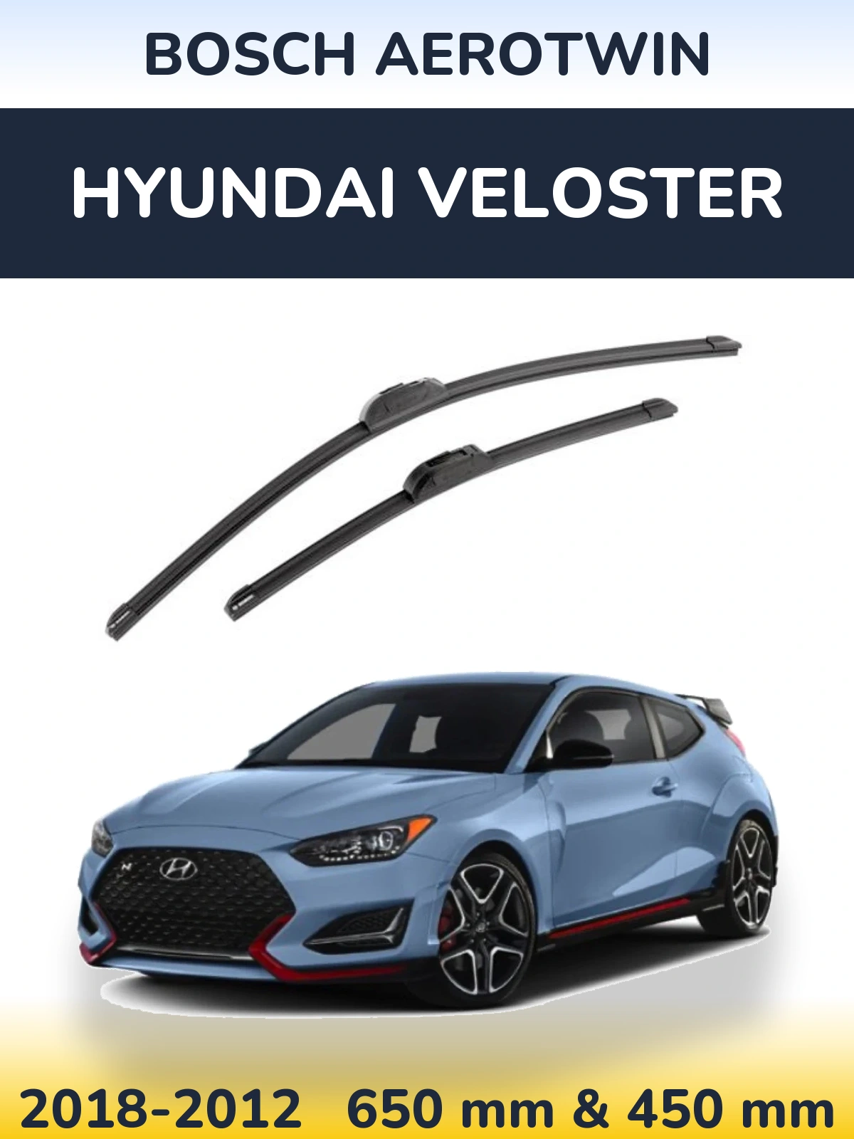 Ștergătoare BOSCH AeroTwin pentru Hyundai Veloster