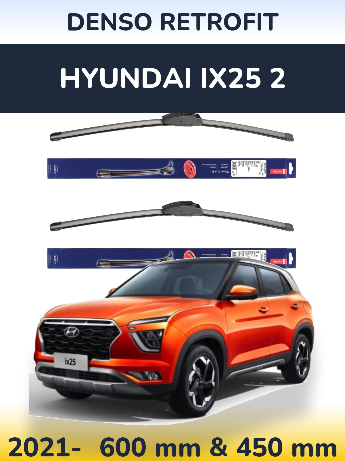 Ștergătoare Denso Retrofit pentru Hyundai ix25 2