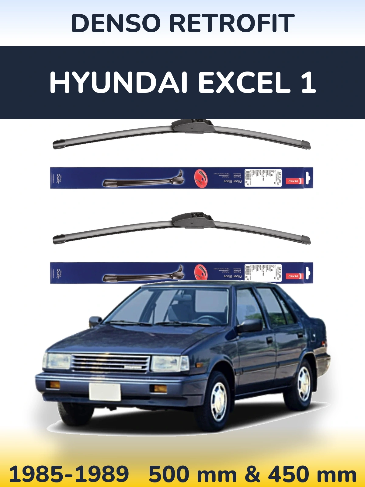 Ștergătoare Denso Retrofit pentru Hyundai Excel 1