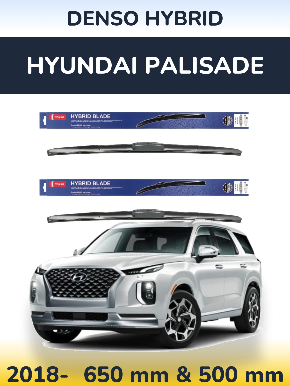 Ștergătoare Denso Hybrid pentru Hyundai Palisade