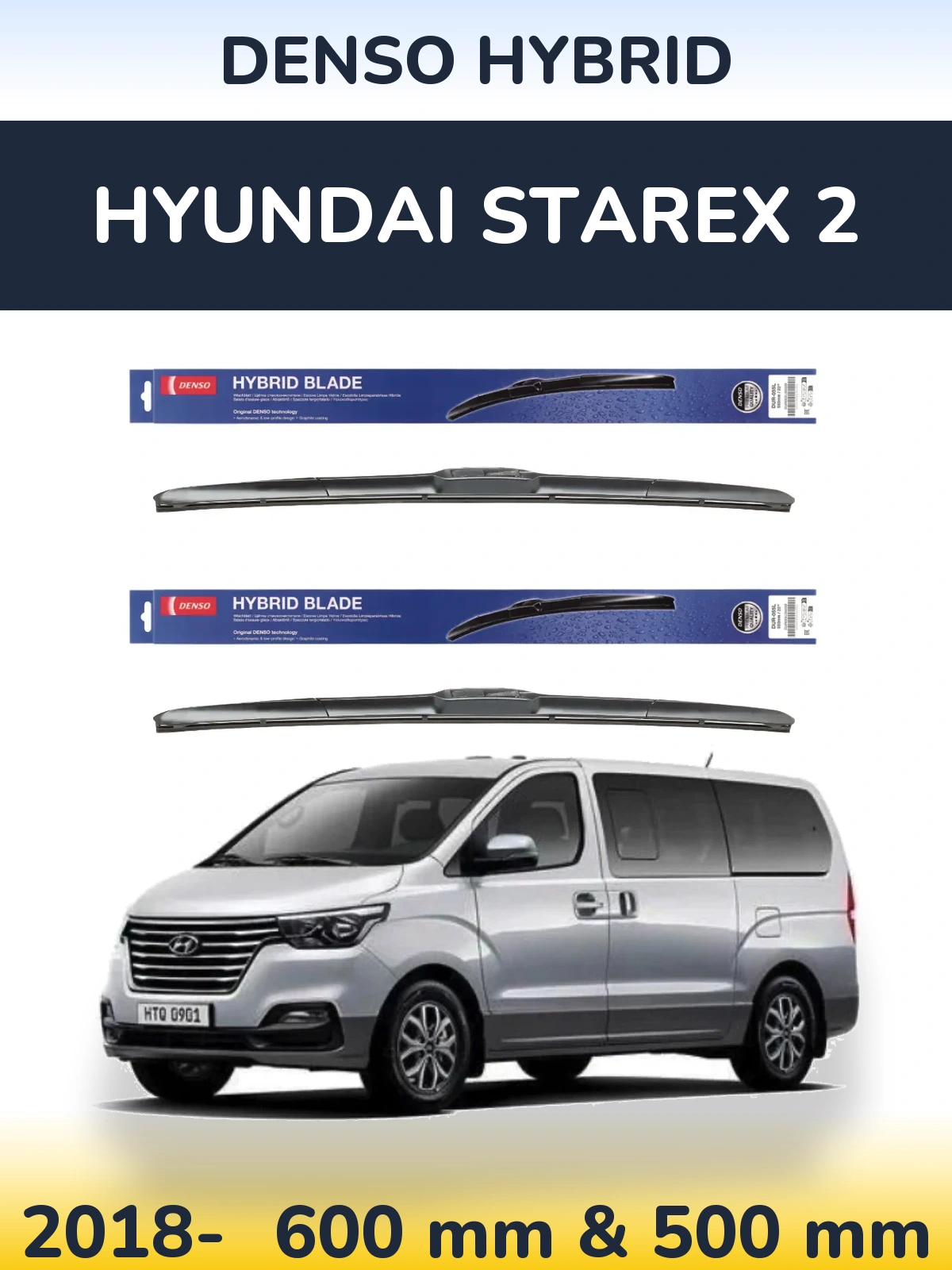 Ștergătoare Denso Hybrid pentru Hyundai Starex 2