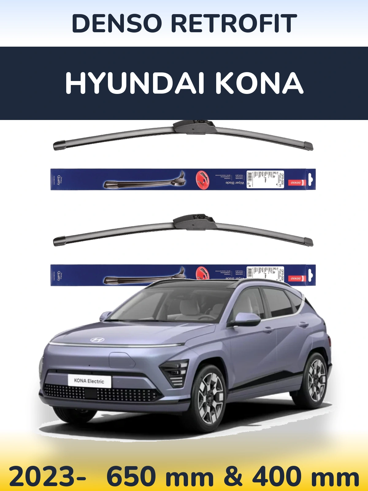 Ștergătoare Denso Retrofit pentru Hyundai Kona
