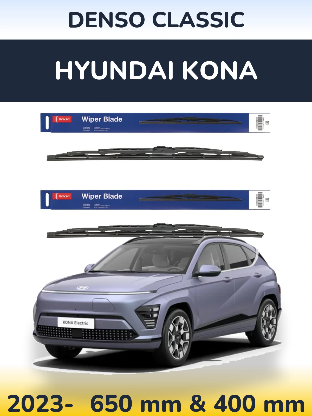 Ștergătoare Denso Classic pentru Hyundai Kona