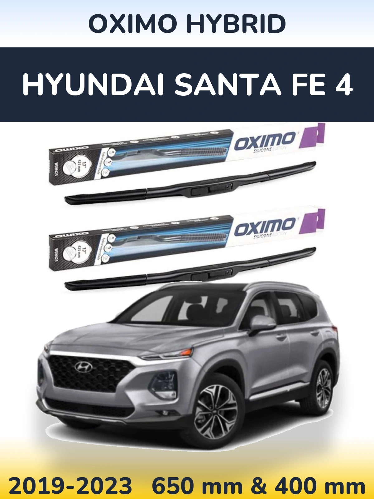 Ștergătoare Oximo Hybrid pentru Hyundai Santa Fe 4