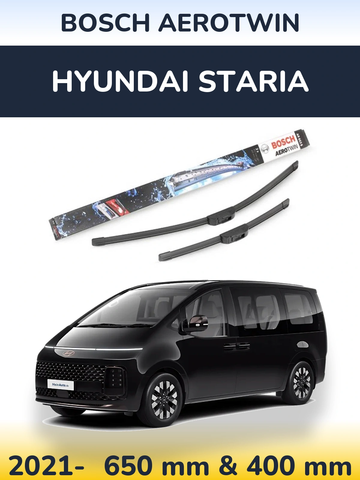 Ștergătoare BOSCH AeroTwin pentru Hyundai Staria