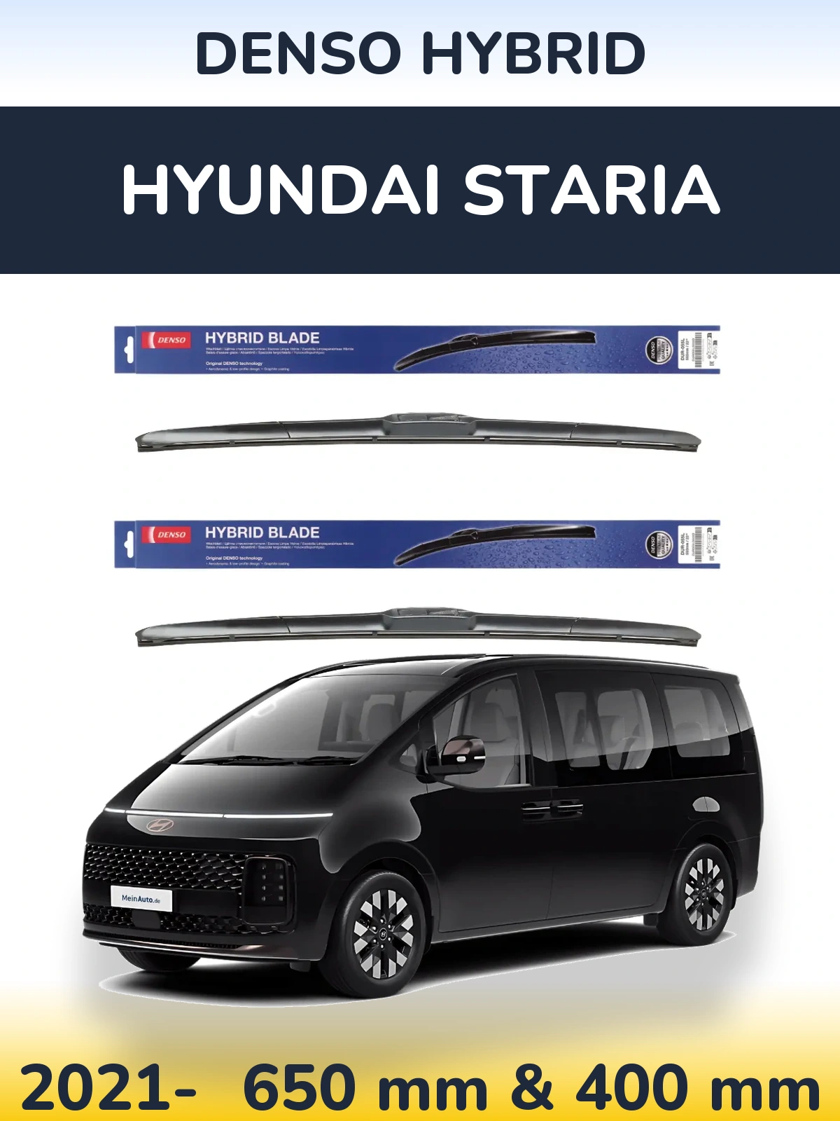 Ștergătoare Denso Hybrid pentru Hyundai Staria