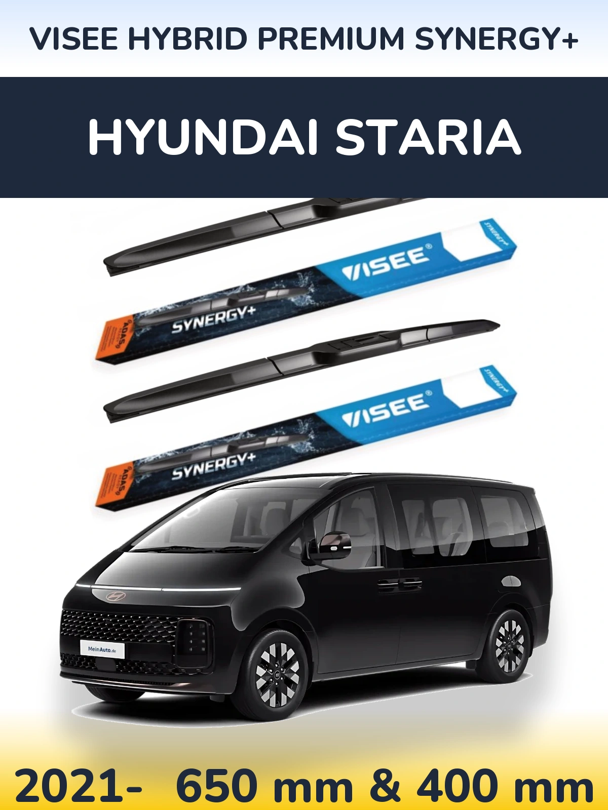 Ștergătoare VISEE HYBRID PREMIUM SYNERGY+ pentru Hyundai Staria