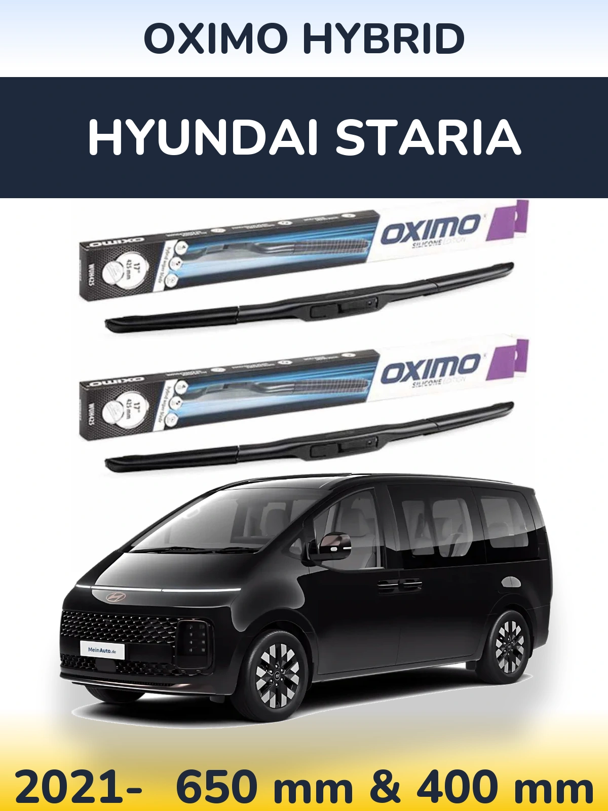 Ștergătoare Oximo Hybrid pentru Hyundai Staria