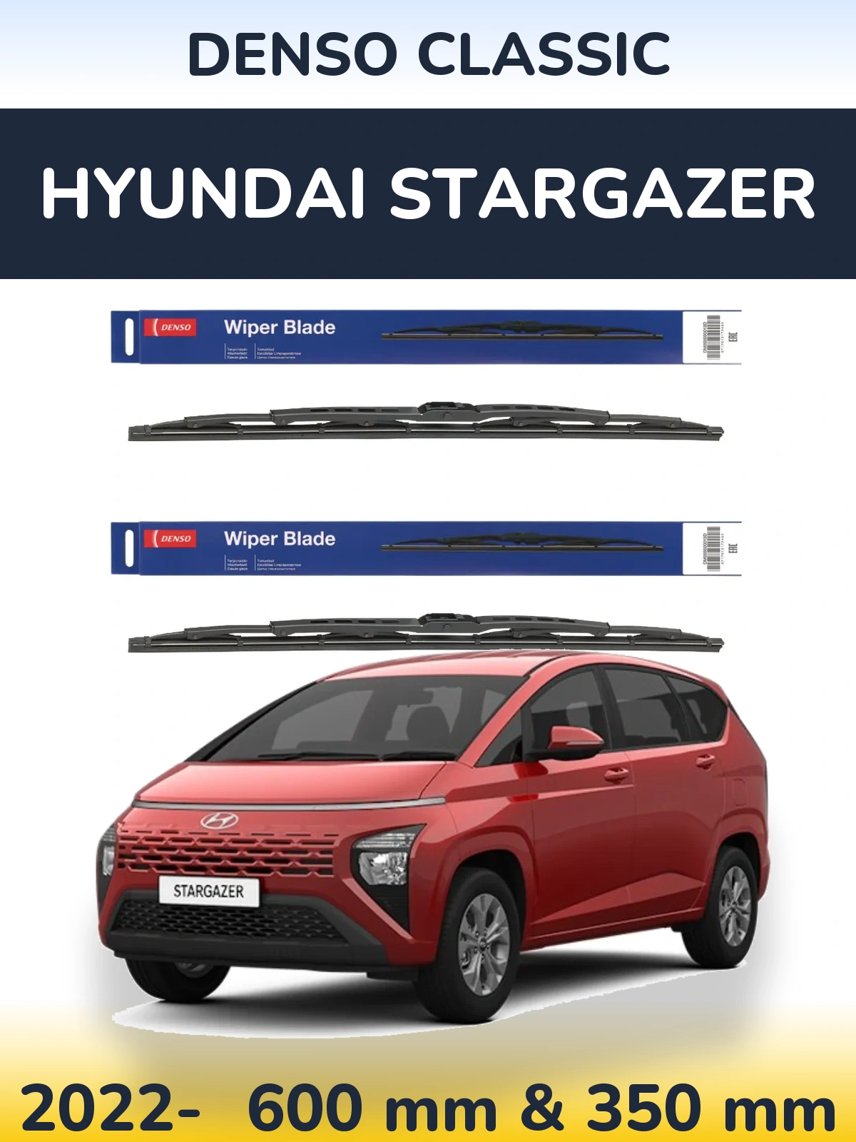 Ștergătoare Denso Classic pentru Hyundai Stargazer