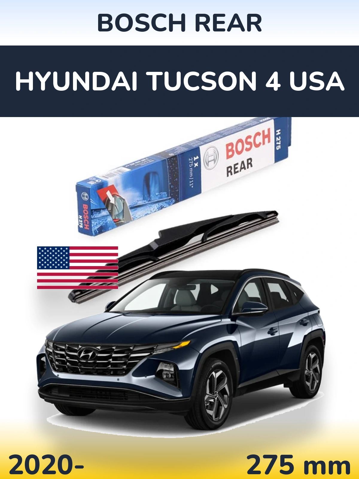 Ștergătoare BOSCH Rear pentru Hyundai Tucson 4 USA