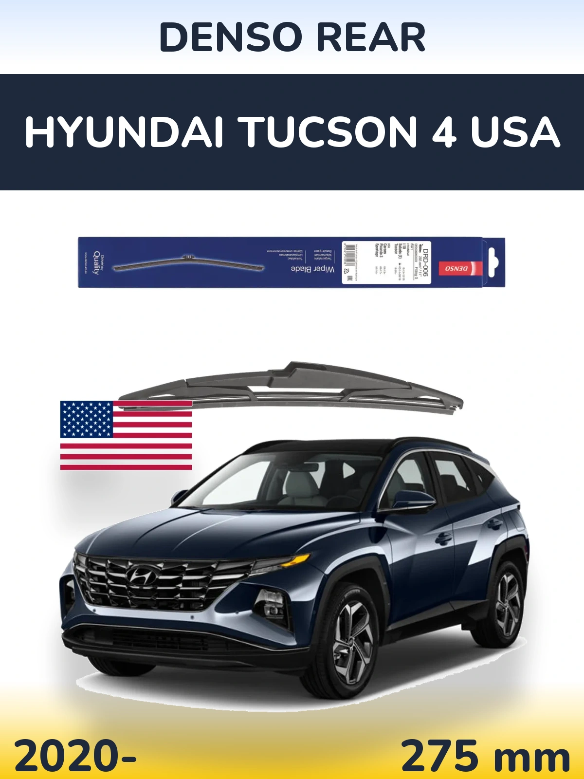Ștergătoare Denso Rear pentru Hyundai Tucson 4 USA