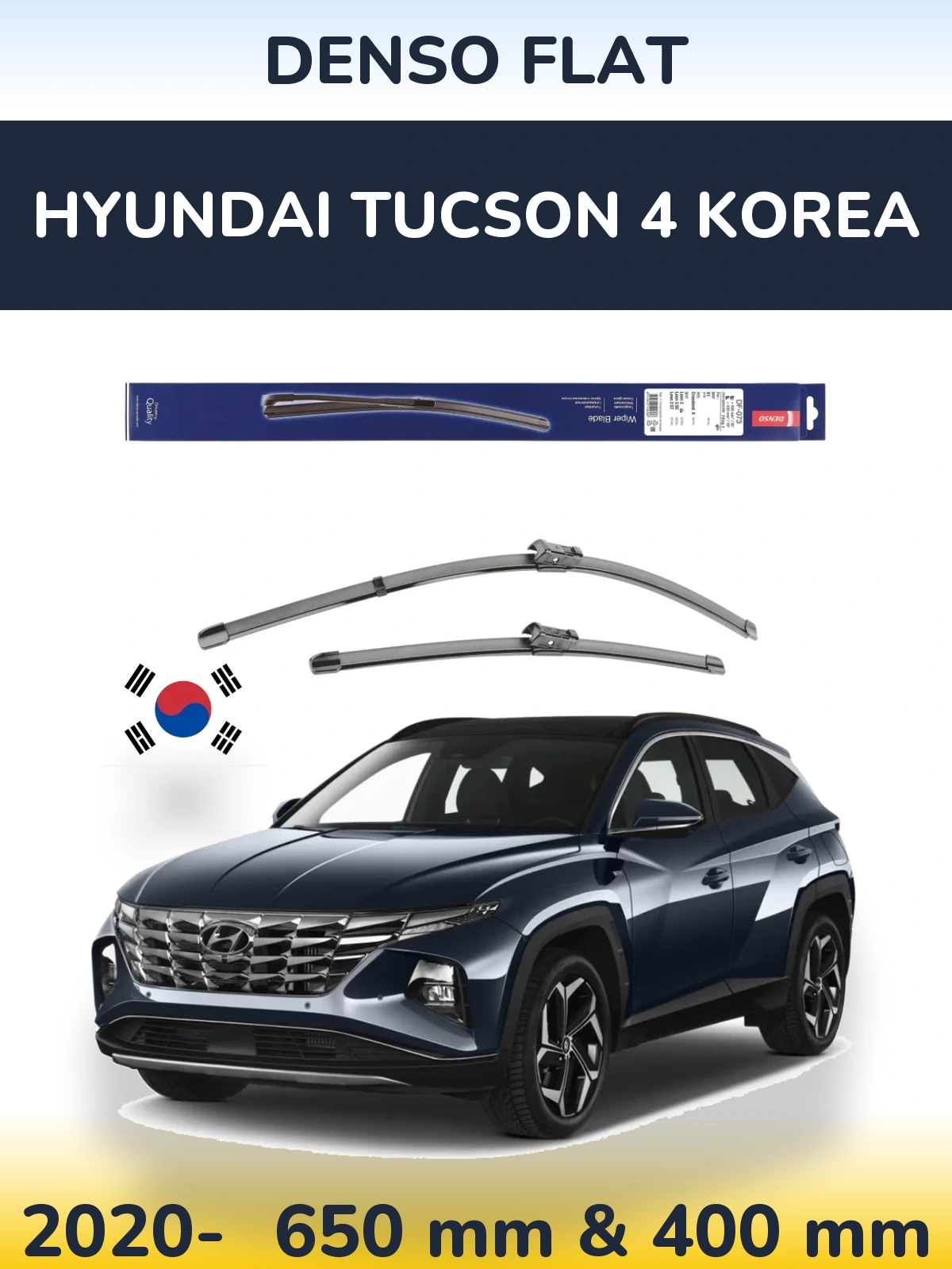 Ștergătoare Denso Flat pentru Hyundai Tucson 4 Korea