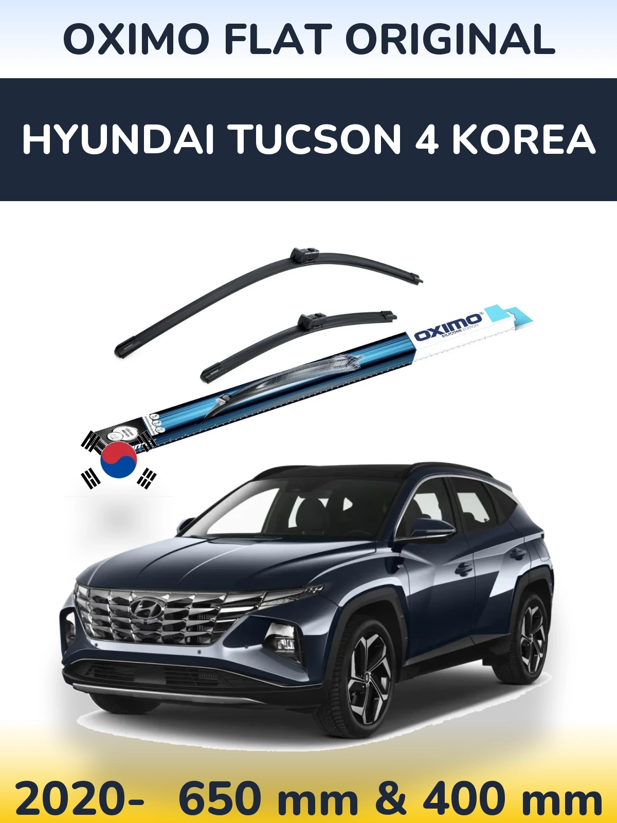 Ștergătoare Oximo Flat Original pentru Hyundai Tucson 4 Korea