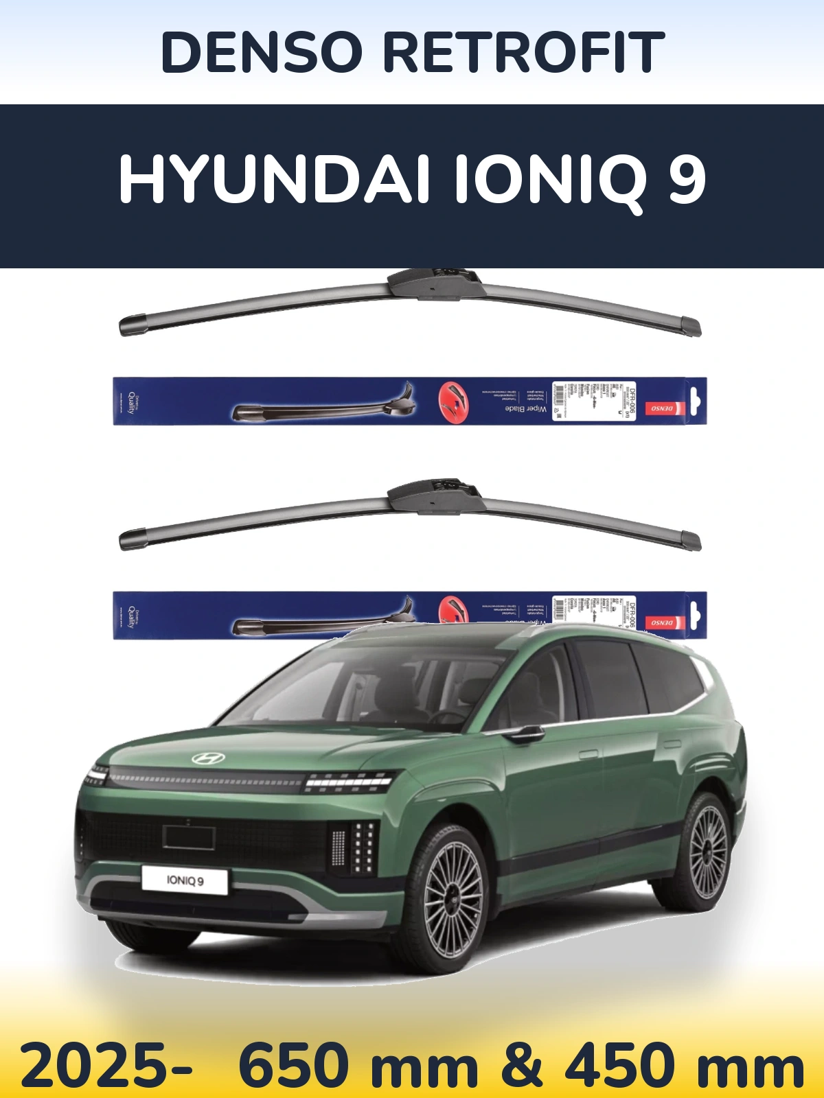 Ștergătoare Denso Retrofit pentru Hyundai IONIQ 9