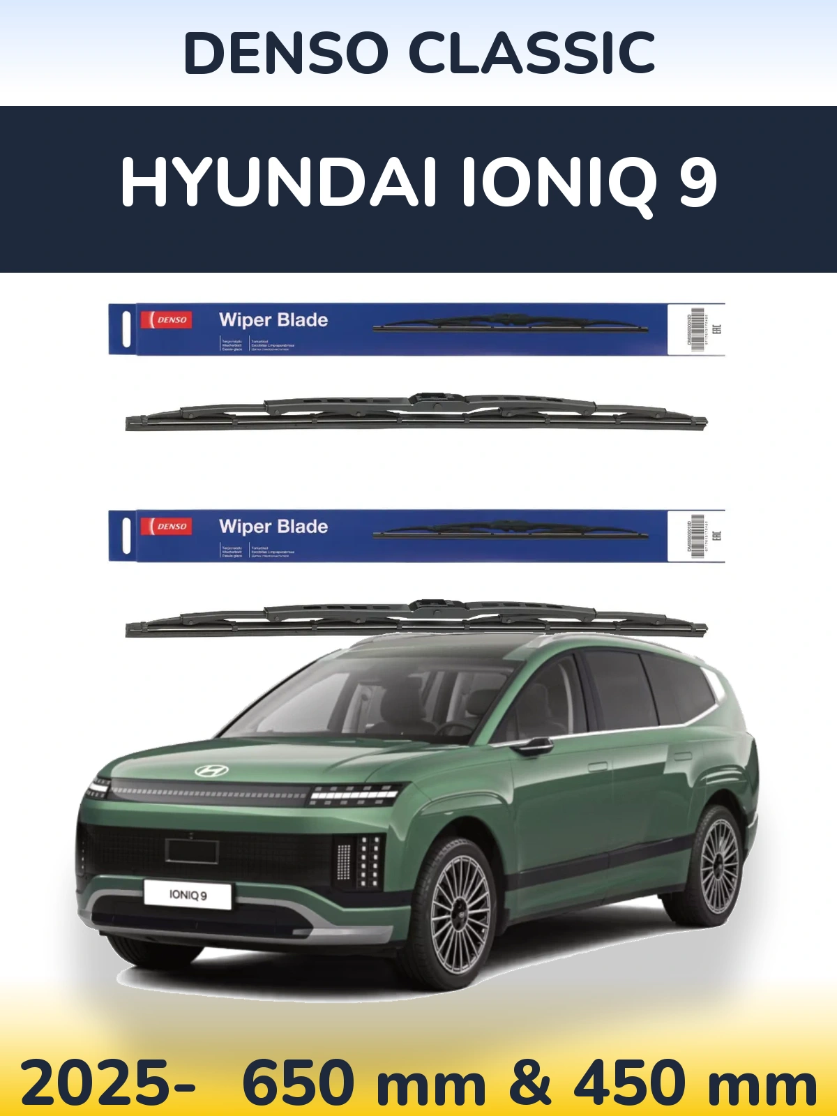 Ștergătoare Denso Classic pentru Hyundai IONIQ 9