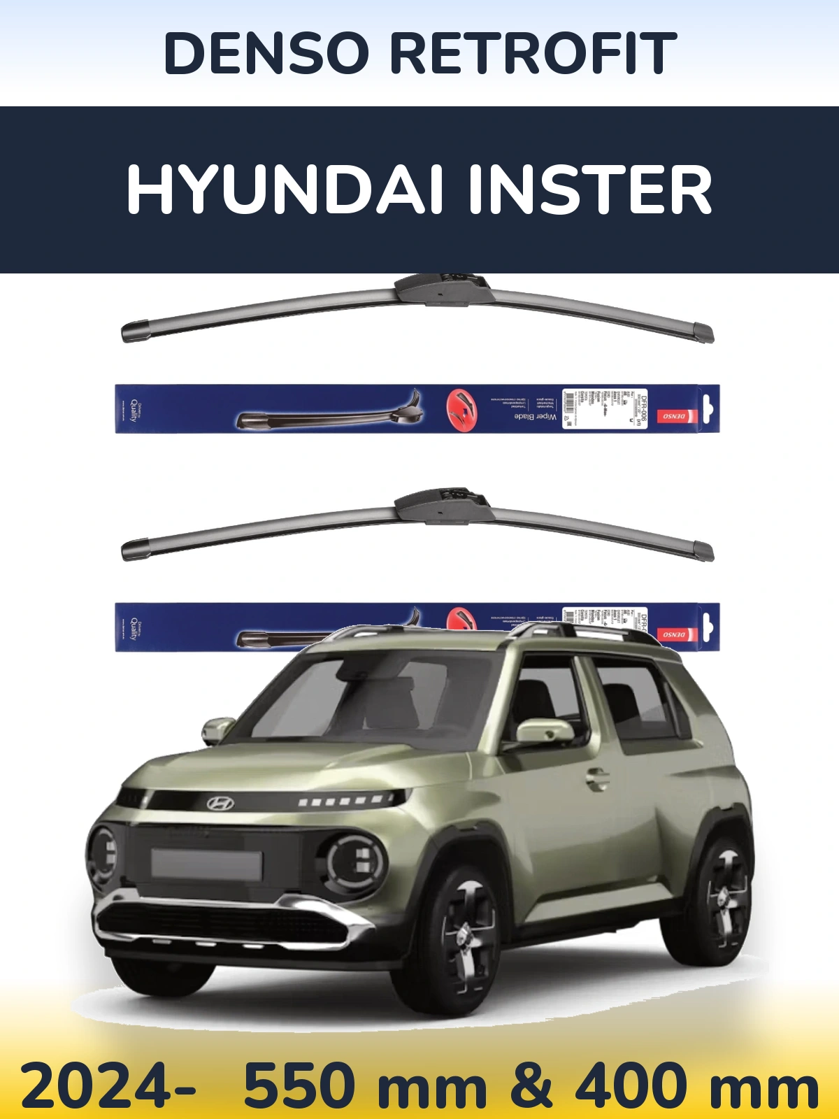 Ștergătoare Denso Retrofit pentru Hyundai Inster