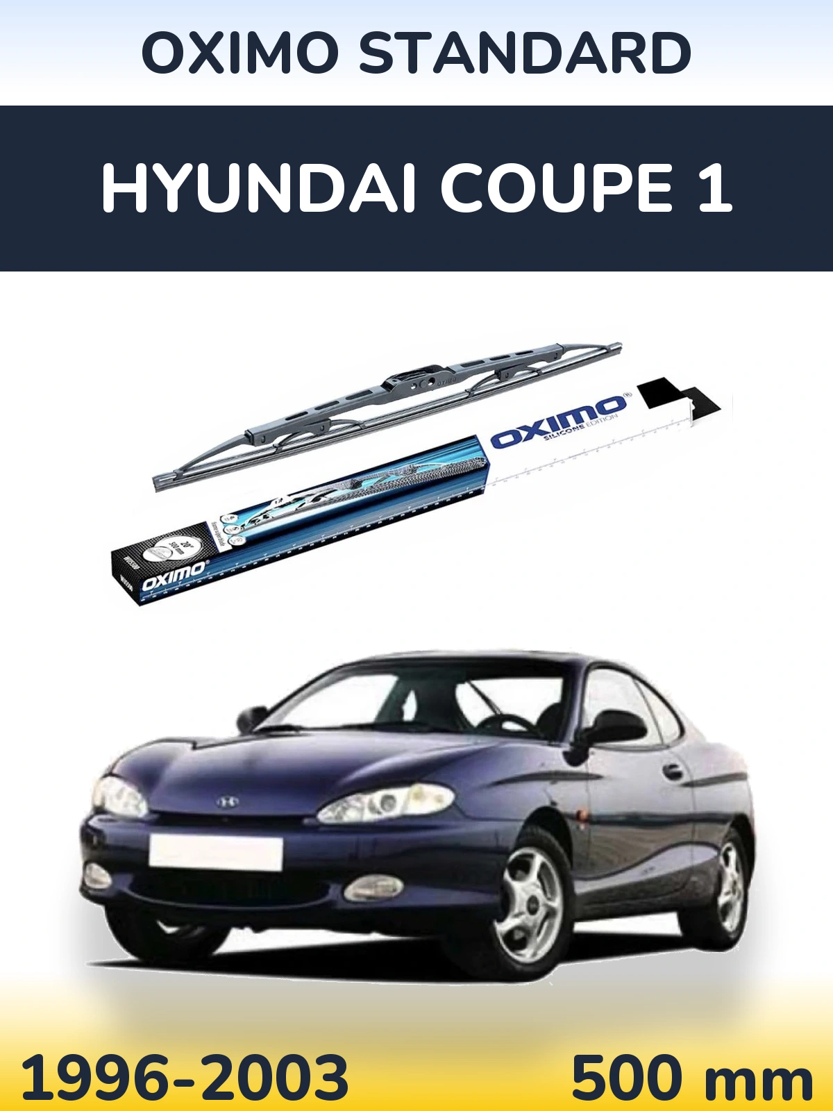 Ștergătoare Oximo Standard pentru Hyundai Coupe 1