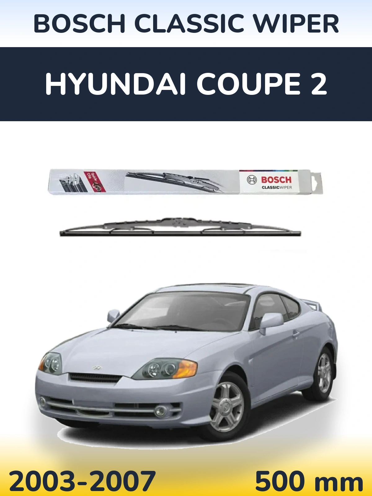 Ștergătoare BOSCH Classic Wiper pentru Hyundai Coupe 2