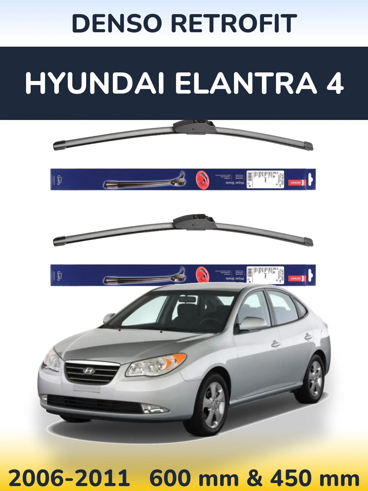 Ștergătoare Denso Retrofit pentru Hyundai Elantra 4