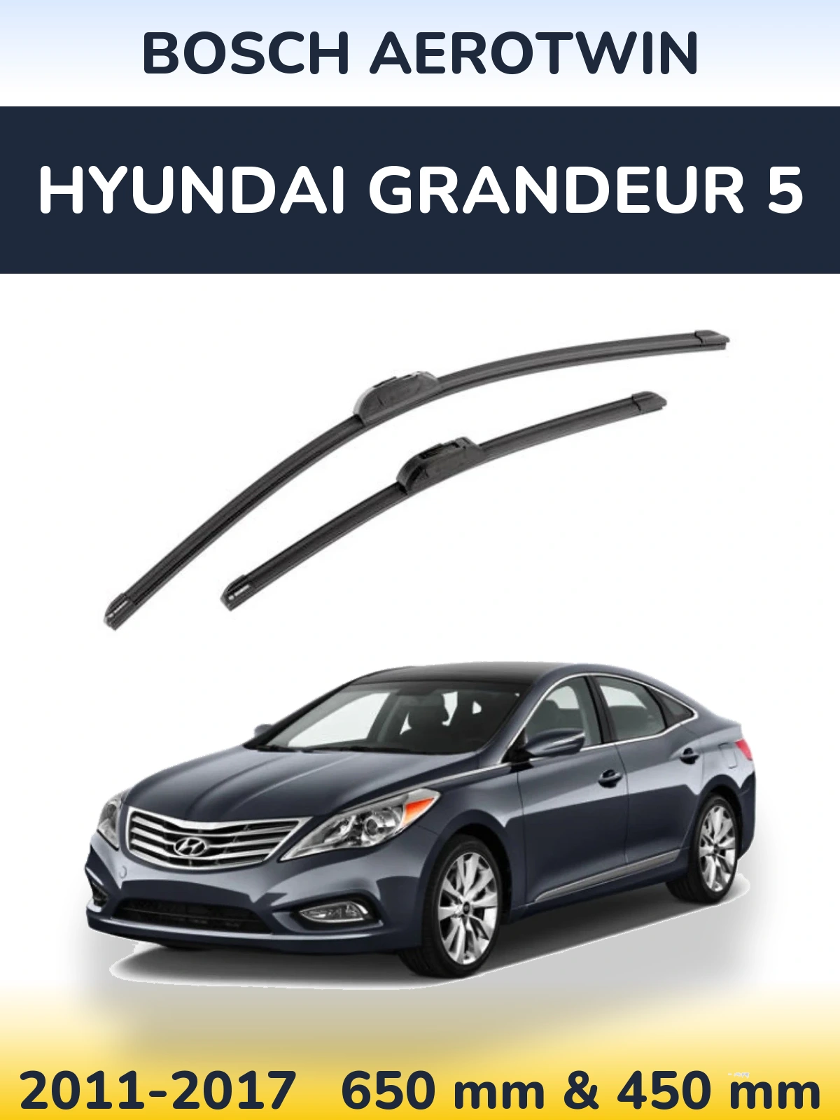 Ștergătoare BOSCH AeroTwin pentru Hyundai Grandeur 5