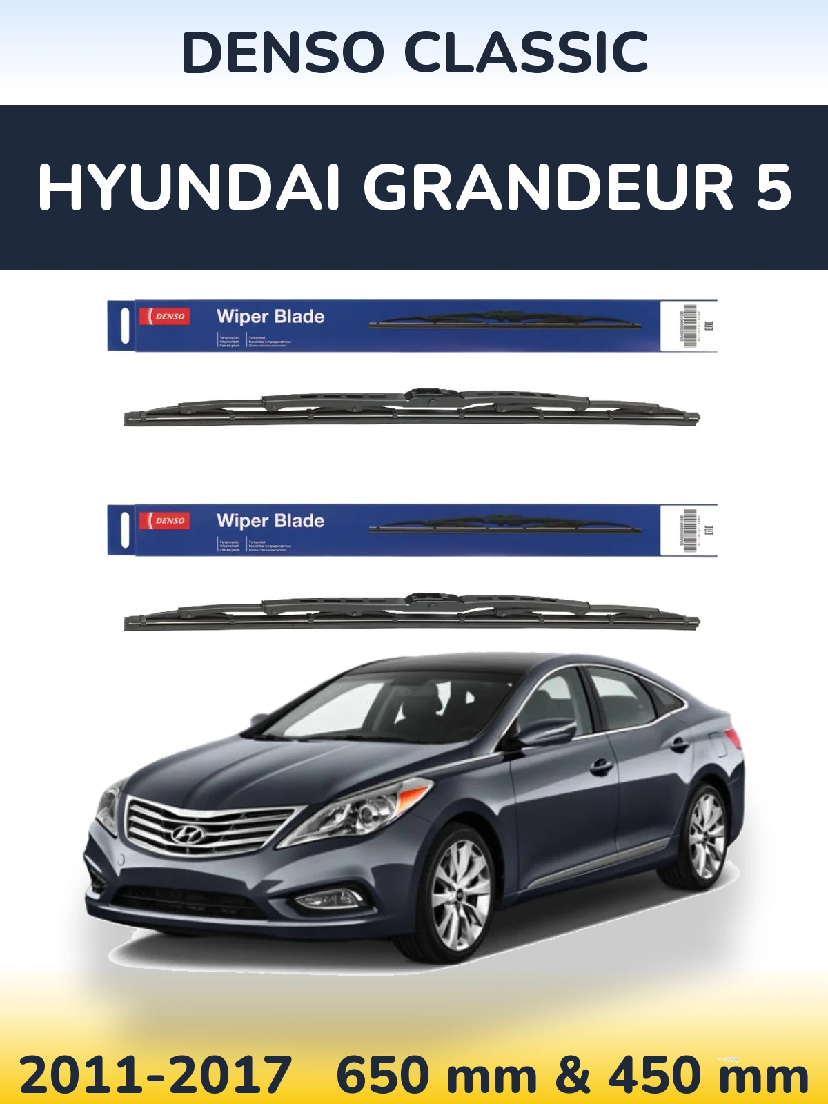 Ștergătoare Denso Classic pentru Hyundai Grandeur 5
