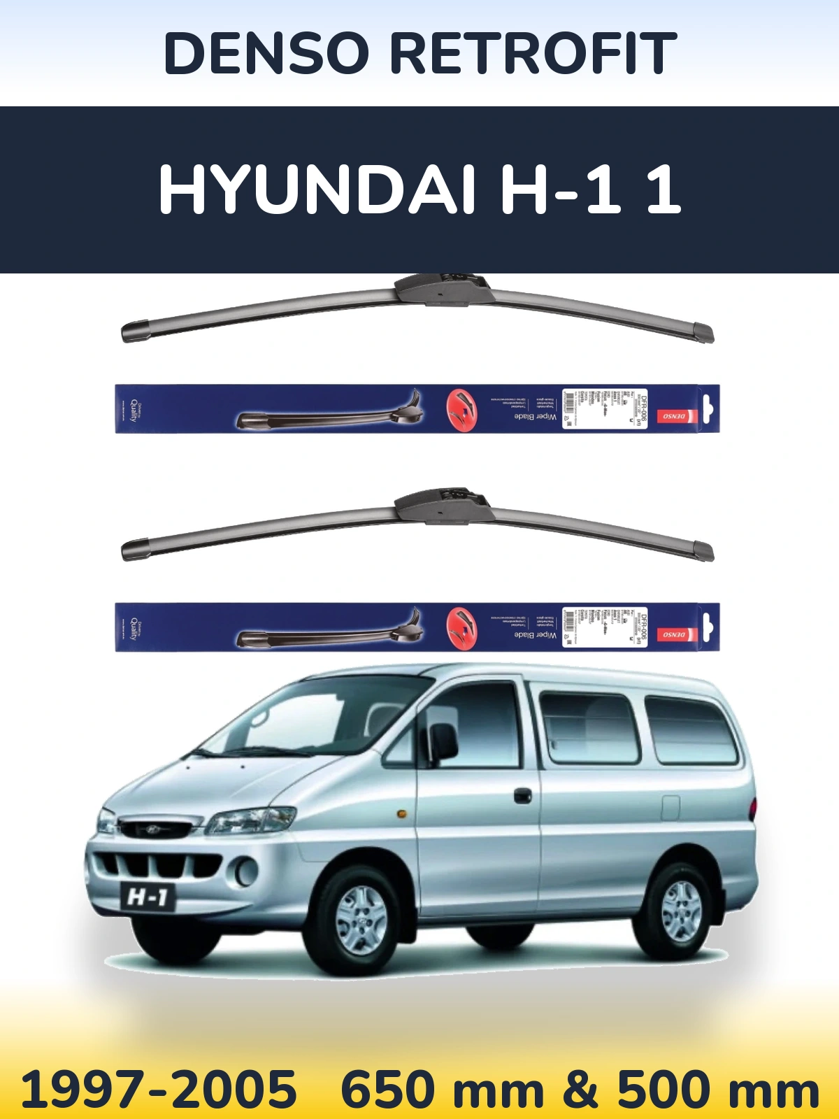 Ștergătoare Denso Retrofit pentru Hyundai H-1 1